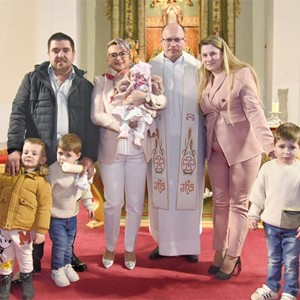 Vlč. Škrlin Hren krstio peto dijete u obitelji Matković